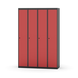 Novis garderobeskab lige topplade 1:4 B120 cm