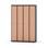 Novis garderobeskab lige topplade 1:4 B120 cm