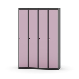 Novis garderobeskab lige topplade 1:4 B120 cm