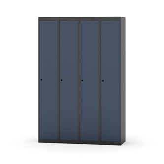 Novis garderobeskab lige topplade 1:4 B120 cm