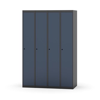 Novis garderobeskab lige topplade 1:4 B120 cm