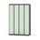 Novis garderobeskab lige topplade 1:4 B120 cm