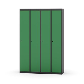 Novis garderobeskab lige topplade 1:4 B120 cm