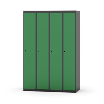 Novis garderobeskab lige topplade 1:4 B120 cm