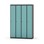 Novis garderobeskab lige topplade 1:4 B120 cm