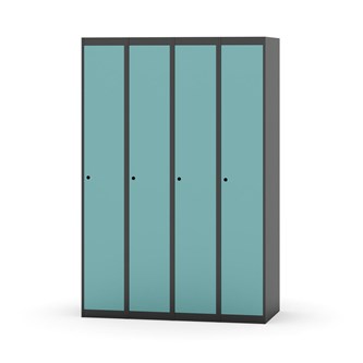 Novis garderobeskab lige topplade 1:4 B120 cm