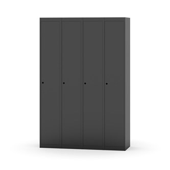 Novis garderobeskab lige topplade 1:4 B120 cm