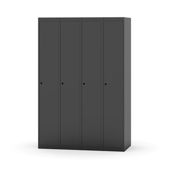Novis garderobeskab lige topplade 1:4 B120 cm