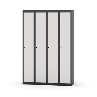 Novis garderobeskab lige topplade 1:4 B120 cm