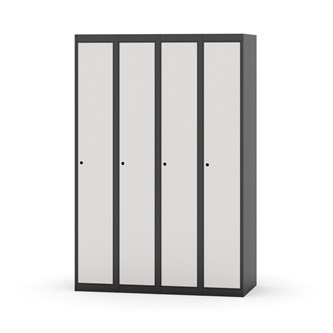 Novis garderobeskab lige topplade 1:4 B120 cm