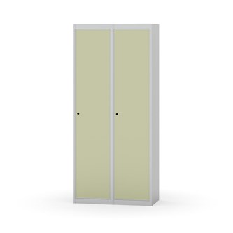 Novis garderobeskab lige topplade 1:2 B80 cm