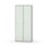 Novis garderobeskab lige topplade 1:2 B80 cm