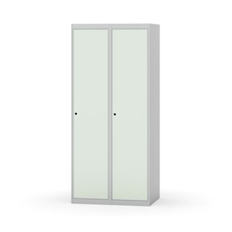 Novis garderobeskab lige topplade 1:2 B80 cm