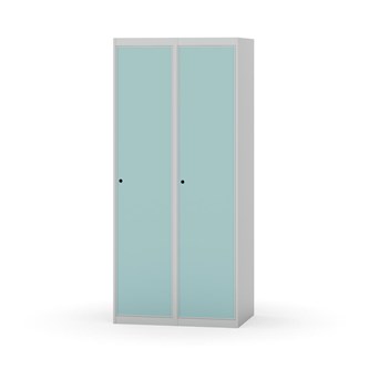 Novis garderobeskab lige topplade 1:2 B80 cm