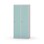 Novis garderobeskab lige topplade 1:2 B80 cm