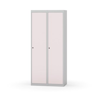 Novis garderobeskab lige topplade 1:2 B80 cm