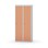 Novis garderobeskab lige topplade 1:2 B80 cm
