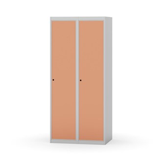 Novis garderobeskab lige topplade 1:2 B80 cm