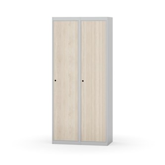 Novis garderobeskab lige topplade 1:2 B80 cm