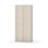 Novis garderobeskab lige topplade 1:2 B80 cm