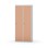 Novis garderobeskab lige topplade 1:2 B80 cm