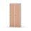 Novis garderobeskab lige topplade 1:2 B80 cm