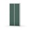 Novis garderobeskab lige topplade 1:2 B80 cm