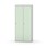 Novis garderobeskab lige topplade 1:2 B80 cm