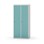 Novis garderobeskab lige topplade 1:2 B80 cm
