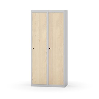 Novis garderobeskab lige topplade 1:2 B80 cm