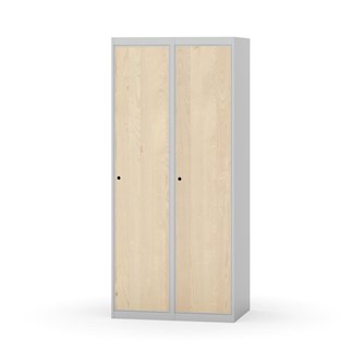 Novis garderobeskab lige topplade 1:2 B80 cm