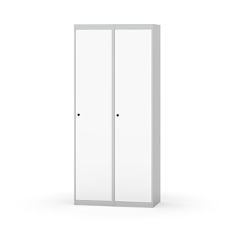 Novis garderobeskab lige topplade 1:2 B80 cm