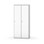 Novis garderobeskab lige topplade 1:2 B80 cm