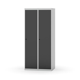 Novis garderobeskab lige topplade 1:2 B80 cm