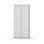 Novis garderobeskab lige topplade 1:2 B80 cm