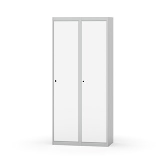 Novis garderobeskab lige topplade 1:2 B80 cm