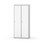 Novis garderobeskab lige topplade 1:2 B80 cm