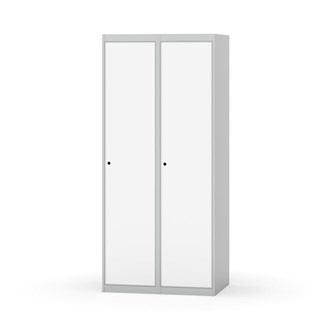 Novis garderobeskab lige topplade 1:2 B80 cm