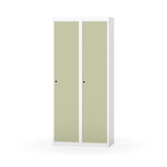 Novis garderobeskab lige topplade 1:2 B80 cm