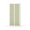 Novis garderobeskab lige topplade 1:2 B80 cm
