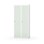 Novis garderobeskab lige topplade 1:2 B80 cm