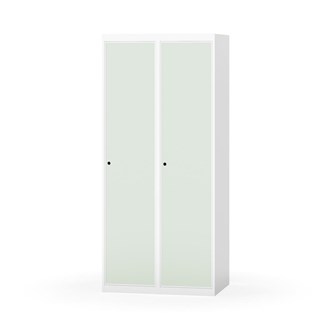 Novis garderobeskab lige topplade 1:2 B80 cm