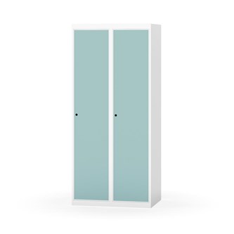 Novis garderobeskab lige topplade 1:2 B80 cm