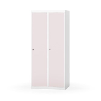 Novis garderobeskab lige topplade 1:2 B80 cm