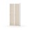 Novis garderobeskab lige topplade 1:2 B80 cm