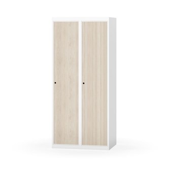 Novis garderobeskab lige topplade 1:2 B80 cm