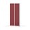 Novis garderobeskab lige topplade 1:2 B80 cm