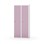 Novis garderobeskab lige topplade 1:2 B80 cm