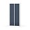 Novis garderobeskab lige topplade 1:2 B80 cm