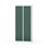 Novis garderobeskab lige topplade 1:2 B80 cm
